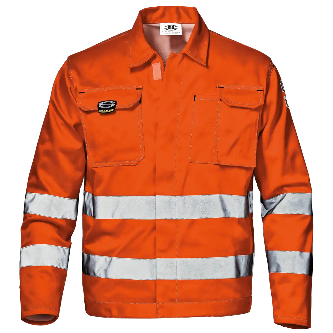 SIR SAFETY VELVET High Vis Work Jacket Men - Reinforced Seams