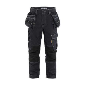 BLAKLADER 52251147 Children’s Craftsman Trousers Stretch X1900 Work Trousers Men - CORDURA Denim