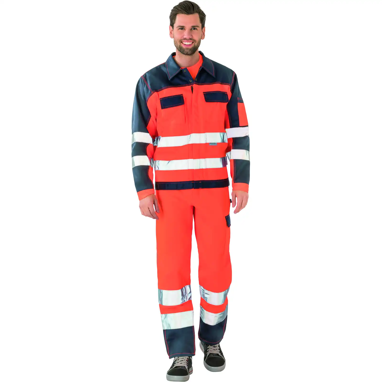 PLANAM High Visibility OUTDOOR Reflective Work Jacket MEN - All Season – Image 6