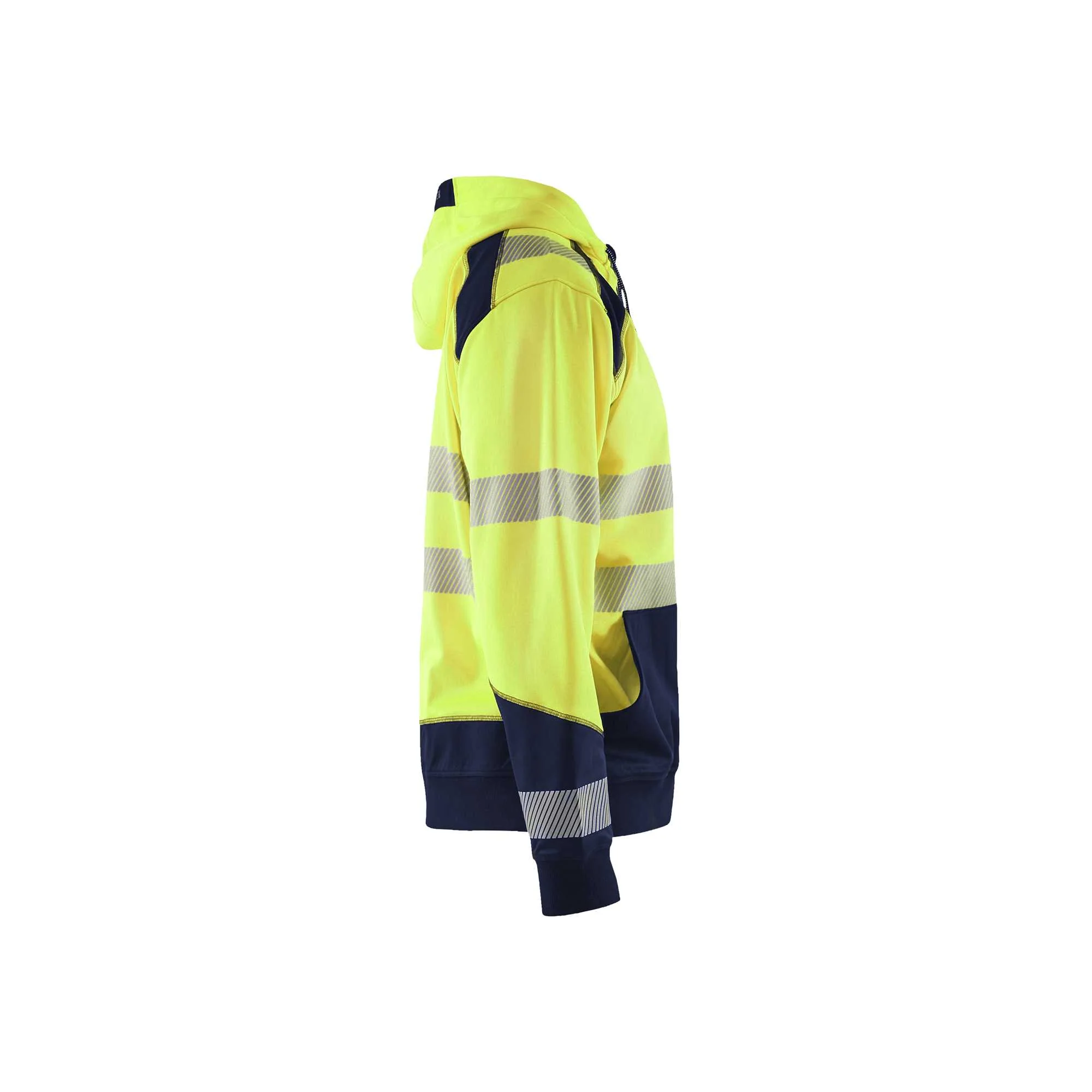 BLAKLADER 35462528 Hi Vis Hoodie Hi Vis Reflective Hoodie Work Sweatshirt MEN - Breathable – Image 5