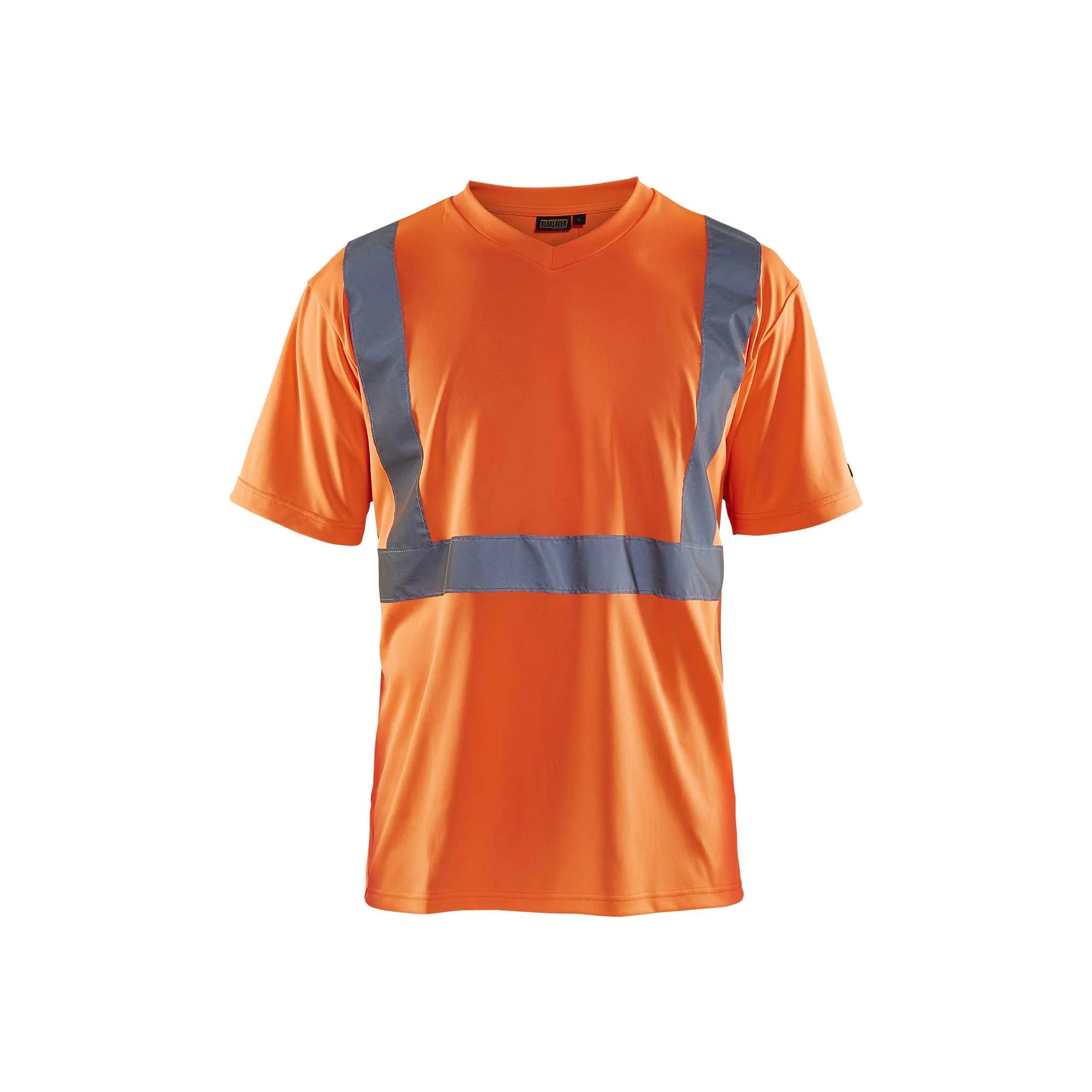 BLAKLADER 33131009 Hi Vis T Shirt Hi Vis Reflective Short Sleeve Work T-Shirt MEN - 100% Polyester – Image 6