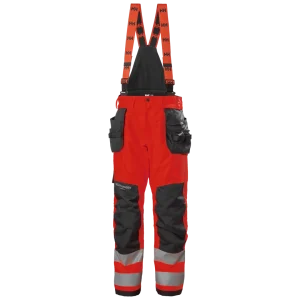 HELLY HANSEN ALNA 2.0 SHELL CONSTRUCTION PANT CLASS 2 71493 Hi Vis Reflective Work Trousers MEN -YKK