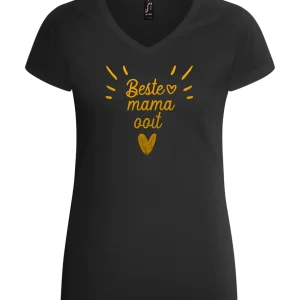 Beste Mama Ooit Design - Basic women's v-neck t-shirt