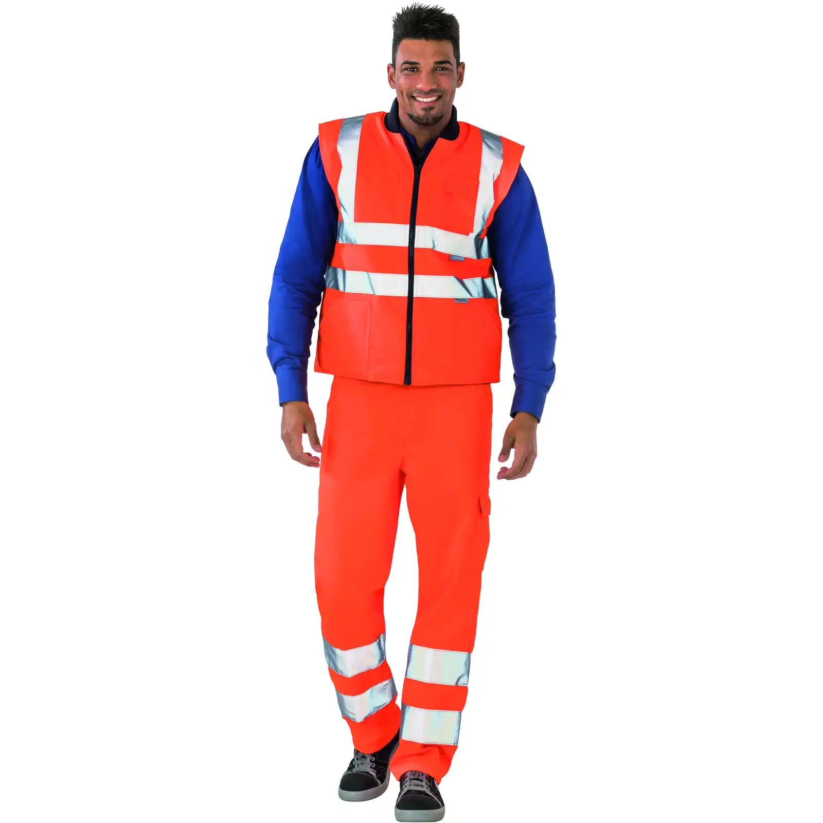 PLANAM High-Visibility Winter Safety Vest MEN Safety Insulator - Waterproof – Image 6