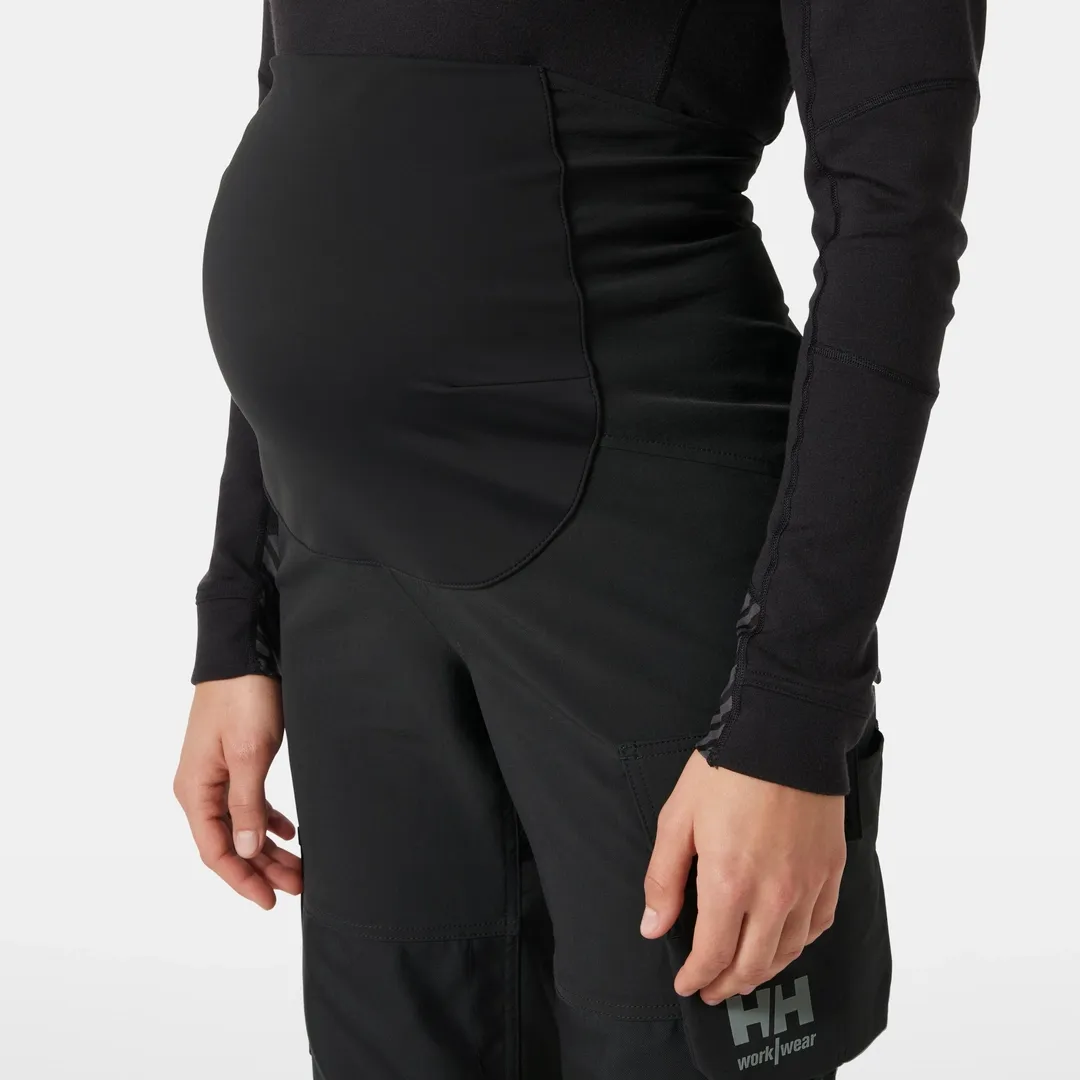 HELLY HANSEN W ALNA 4X MATERNITY WORK PANT CLASS 1 77329 Hi Vis Reflective Work Pant WOMEN - YKK Zip – Image 6