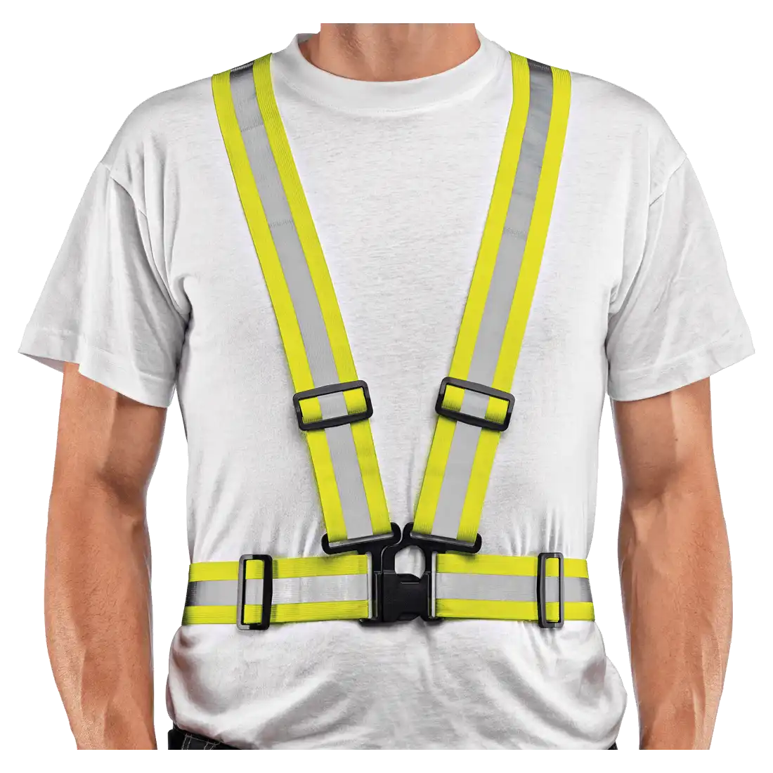 REFLECTIVE BRACES - Hi-Vis Reflective Band - Quick-Release Closure - Front-Adjustable