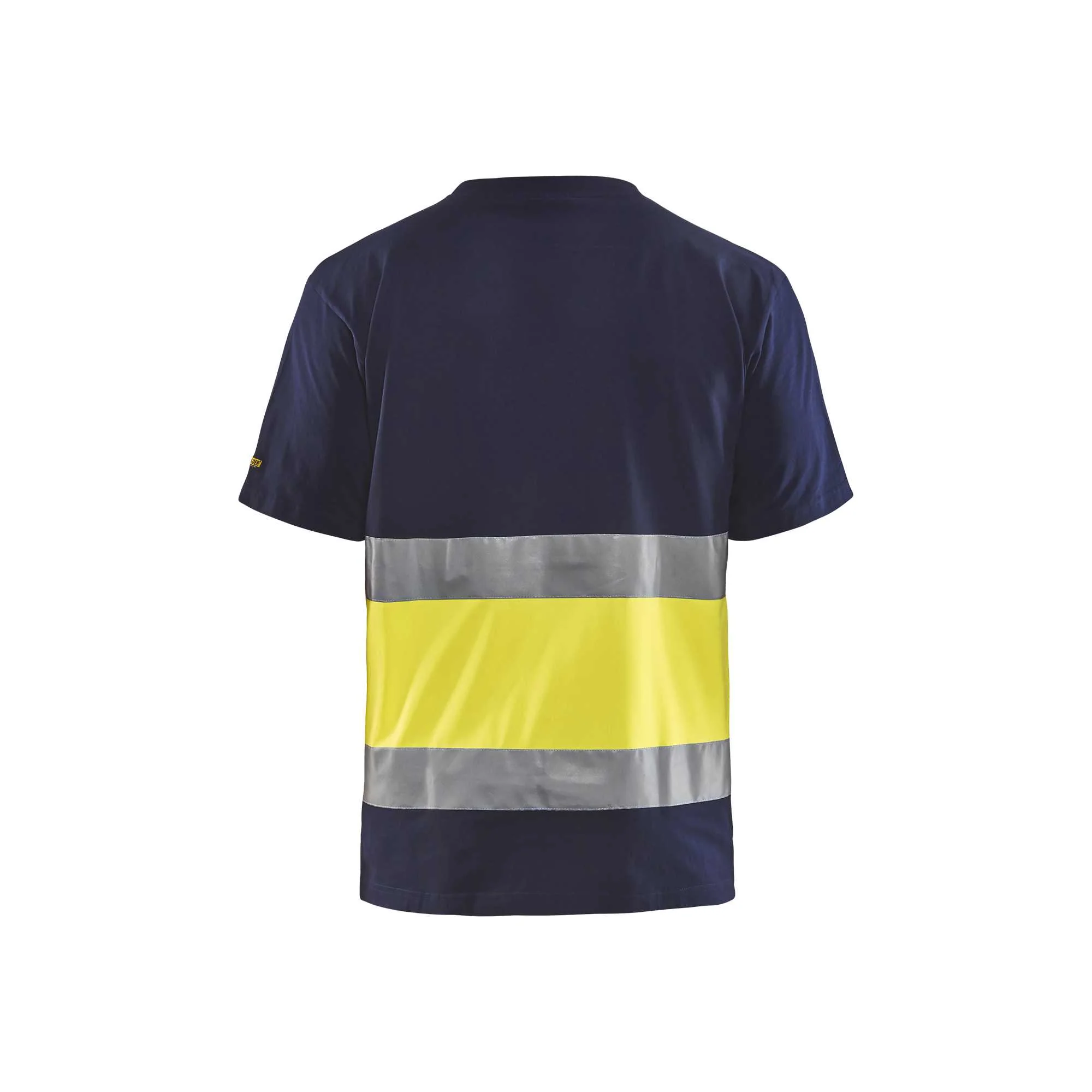 BLAKLADER 33871030 Hi Vis T shirt Hi Vis Reflective Short Sleeve Work T-Shirt MEN - 100% Cotton – Image 4