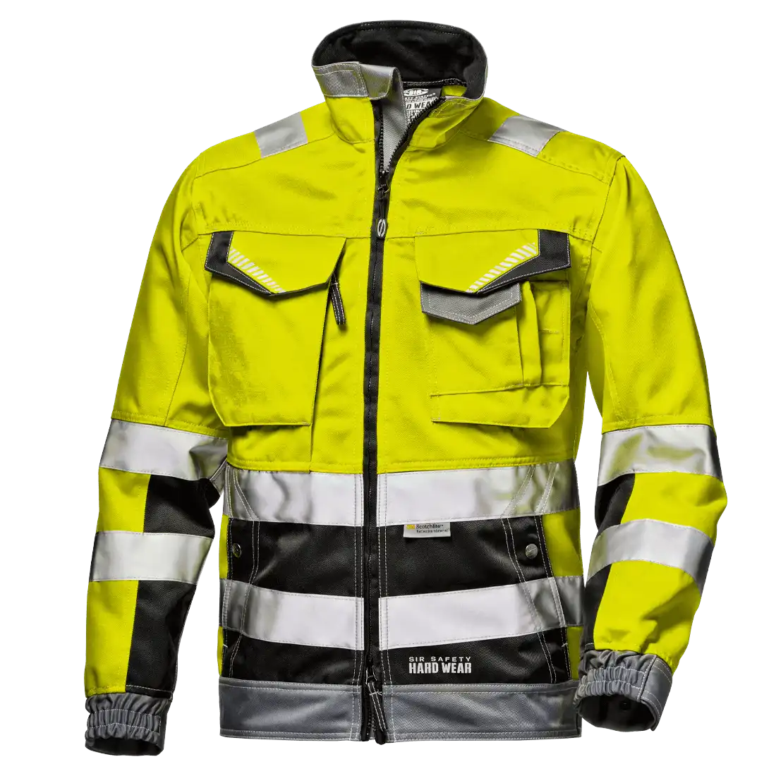 SIR SAFETY RUSH High Vis Work Jacket Men - Reflective Bands – Image 3