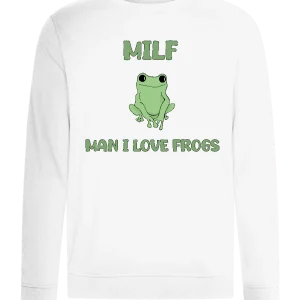 Man I Love Frogs Design - Comfort unisex sweater