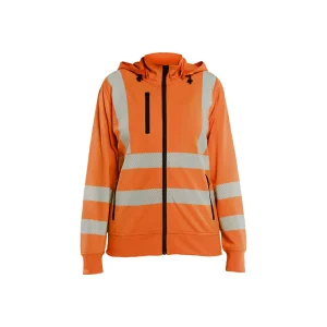 BLAKLADER 35742538 Hi Vis Reflective Hoodie Work Sweatshirt WOMEN - Detachable Hood
