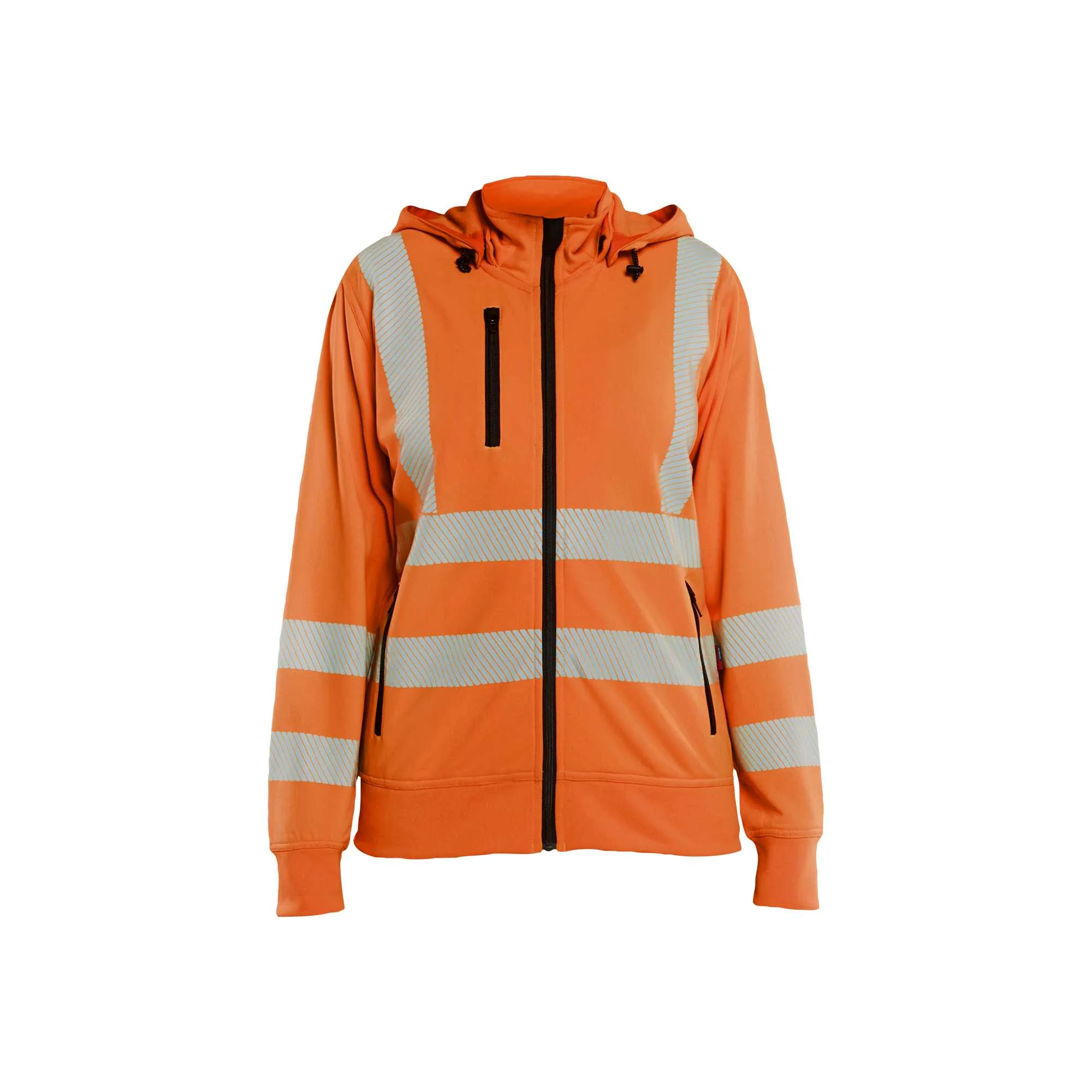 BLAKLADER 35742538 Hi Vis Reflective Hoodie Work Sweatshirt WOMEN - Detachable Hood – Image 2