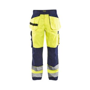 BLAKLADER 15331860 | Hi Vis trousers Hi Vis Reflective Work Trousers Men - Twill Fabric