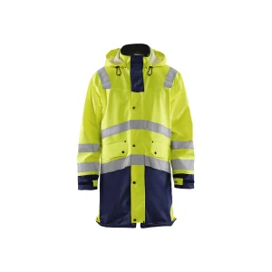 BLAKLADER 43262005 Raincoat Hi Vis LEVEL 3 Hi Vis Reflective Raincoat MEN - Waterproof