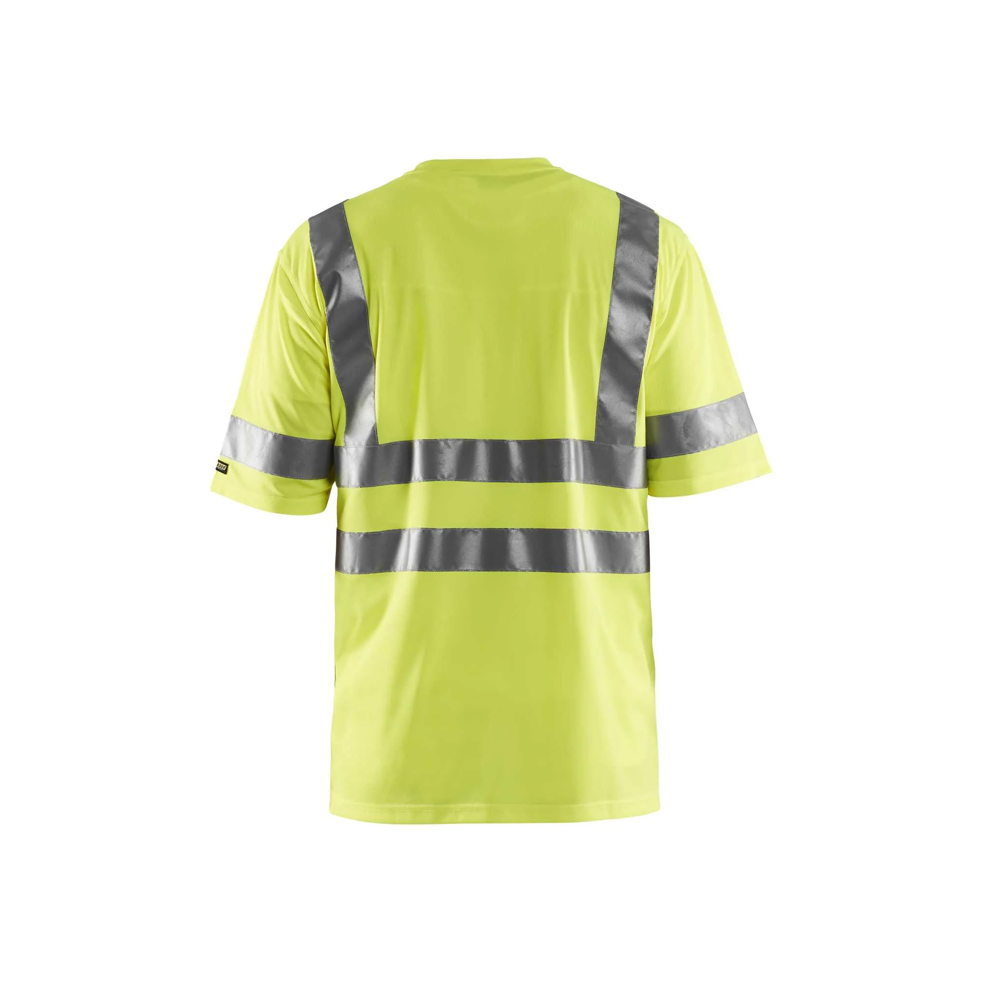 BLAKLADER 34131009 Hi Vis T shirt Hi Vis Reflective Short Sleeve Work T-Shirt MEN - 100% Polyester – Image 3