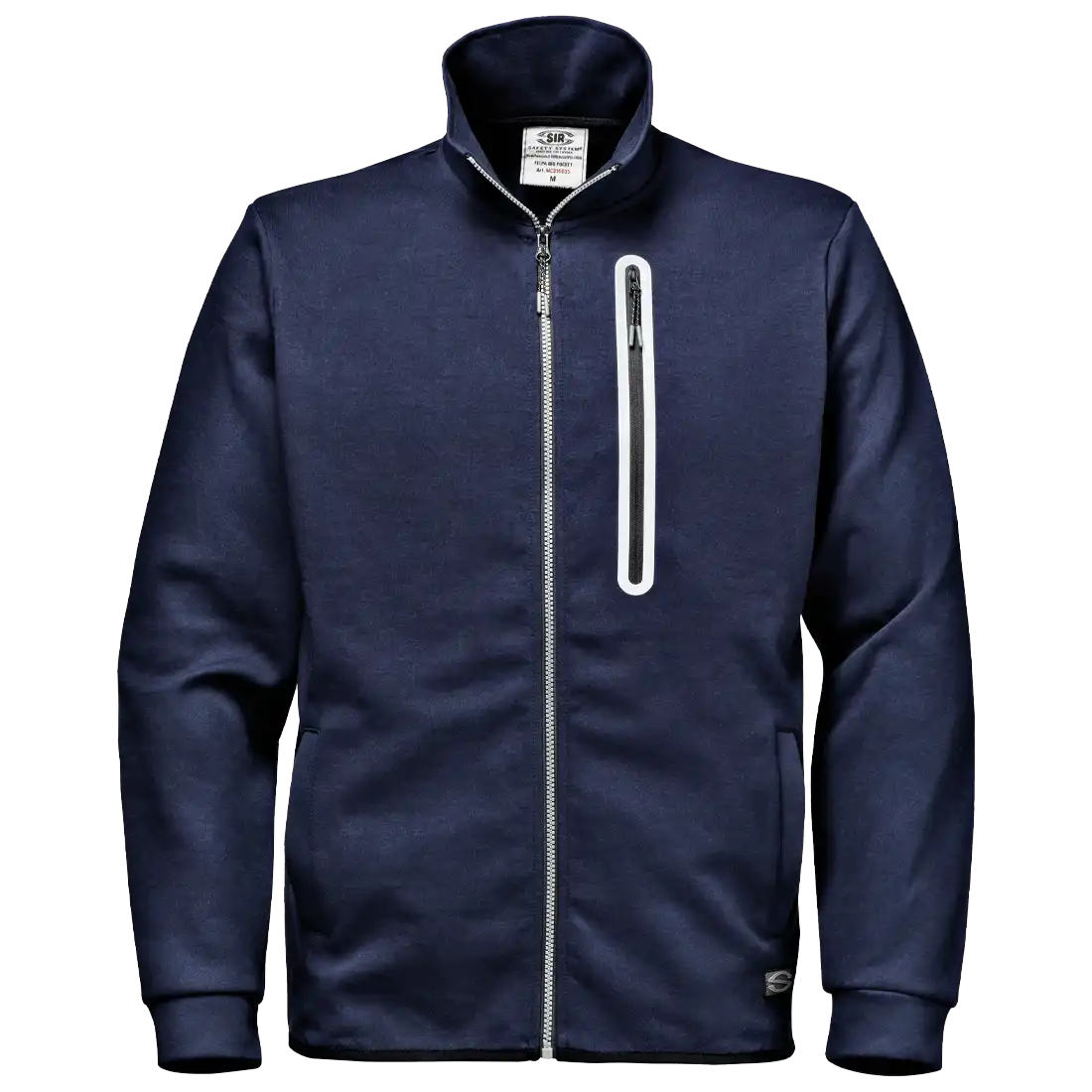 SIR SAFETY BIG POCKET Work Sweatshirt Men - Full Zip – Image 3