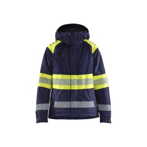 BLAKLADER 44701977 Women’s Hi Vis Winter Jacket Hi Vis Reflective Work Jacket WOMEN - Waterproof