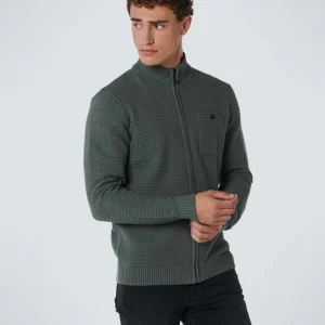 Cardigan Jacquard | Dark Steel