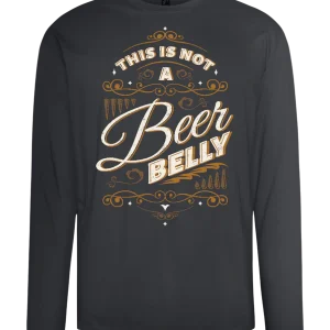 Not a Beer Belly Design - Comfort men's long sleeve t-shirt