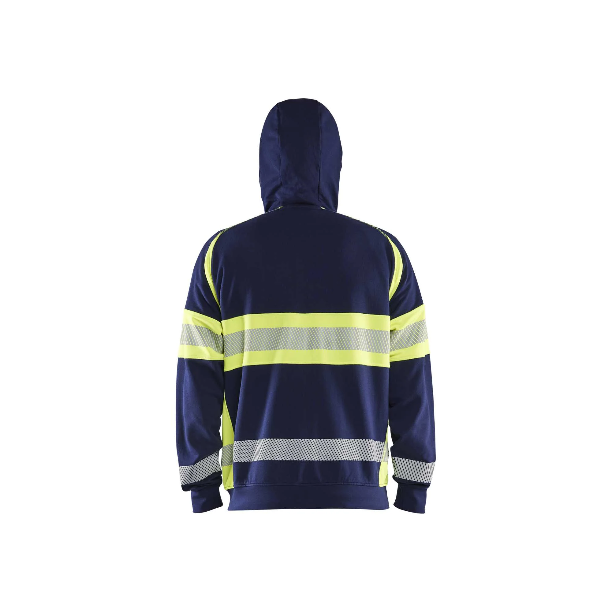 BLAKLADER 35521158 Hi Vis Hoodie Hi Vis Reflective Hoodie Work Sweatshirt MEN - 100% Cotton – Image 4