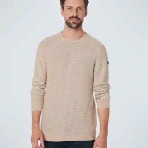 Pullover Crewneck Relief Garment Dyed + Stone Washed | Sand