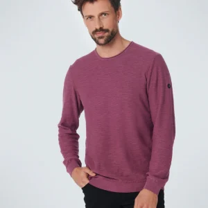 Pullover Crewneck Relief Garment Dyed + Stone Washed | Mauve
