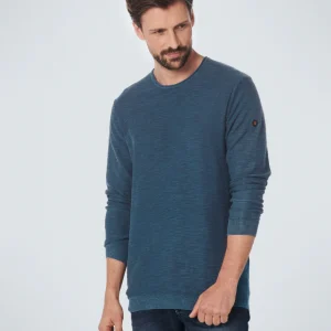 Pullover Crewneck Relief Garment Dyed + Stone Washed | Carbon Blue