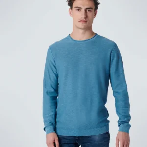 Pullover Crewneck Garment Dyed + Stone Washed | Blue