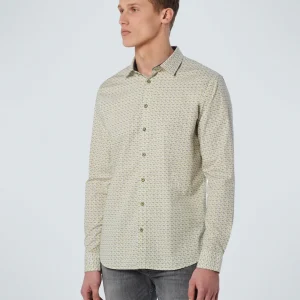 Chemise stretch imprimée Allover | Light Green
