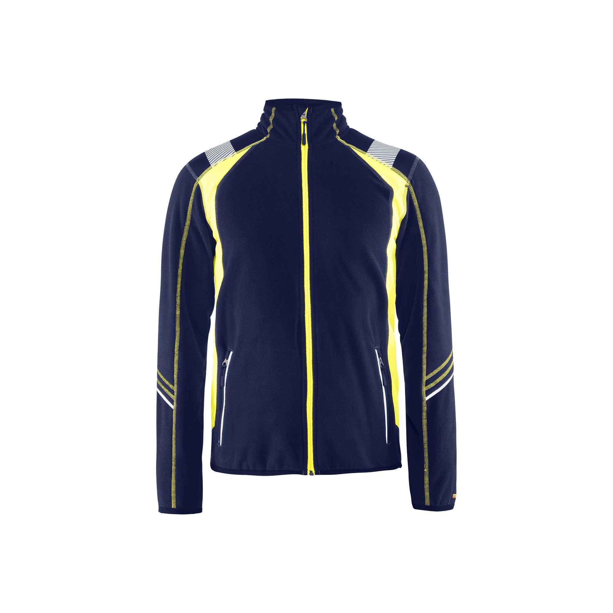 BLAKLADER 49931010 Microfleece Jacket Hi Vis Reflective Work Jacket MEN - Antipilling – Image 5