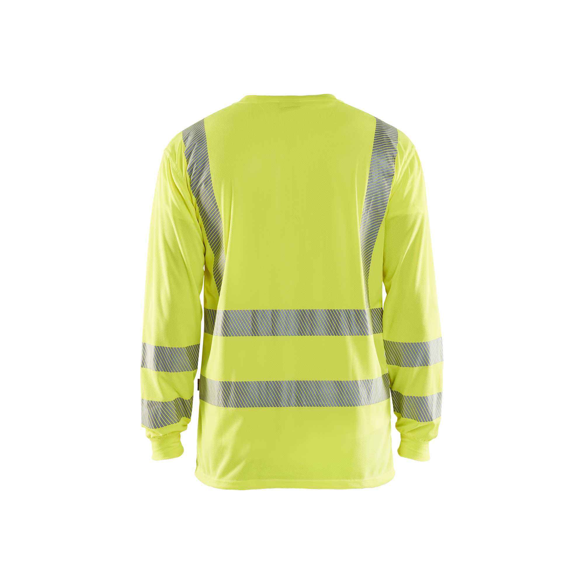 BLAKLADER 33851013 Hi Vis UV Long sleeved T shirt Hi Vis Reflective Long Sleeve Work T-Shirt MEN - 100% Polyester – Image 3