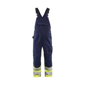 BLAKLADER 26621800 Hi Vis Bib overall Hi Vis Reflective Work Bib Trousers Men - Class 1 Certified