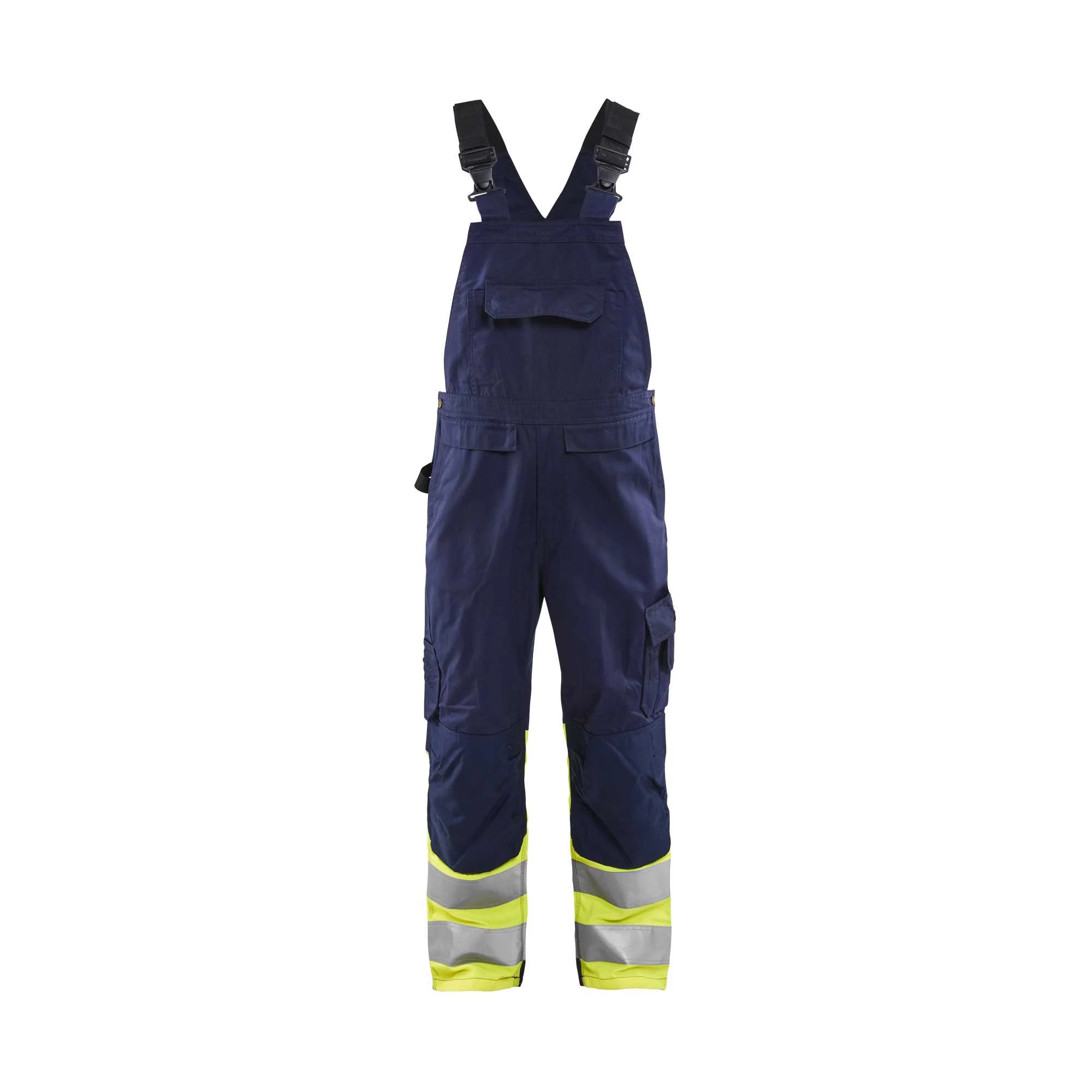 BLAKLADER 26621800 Hi Vis Bib overall Hi Vis Reflective Work Bib Trousers Men - Class 1 Certified