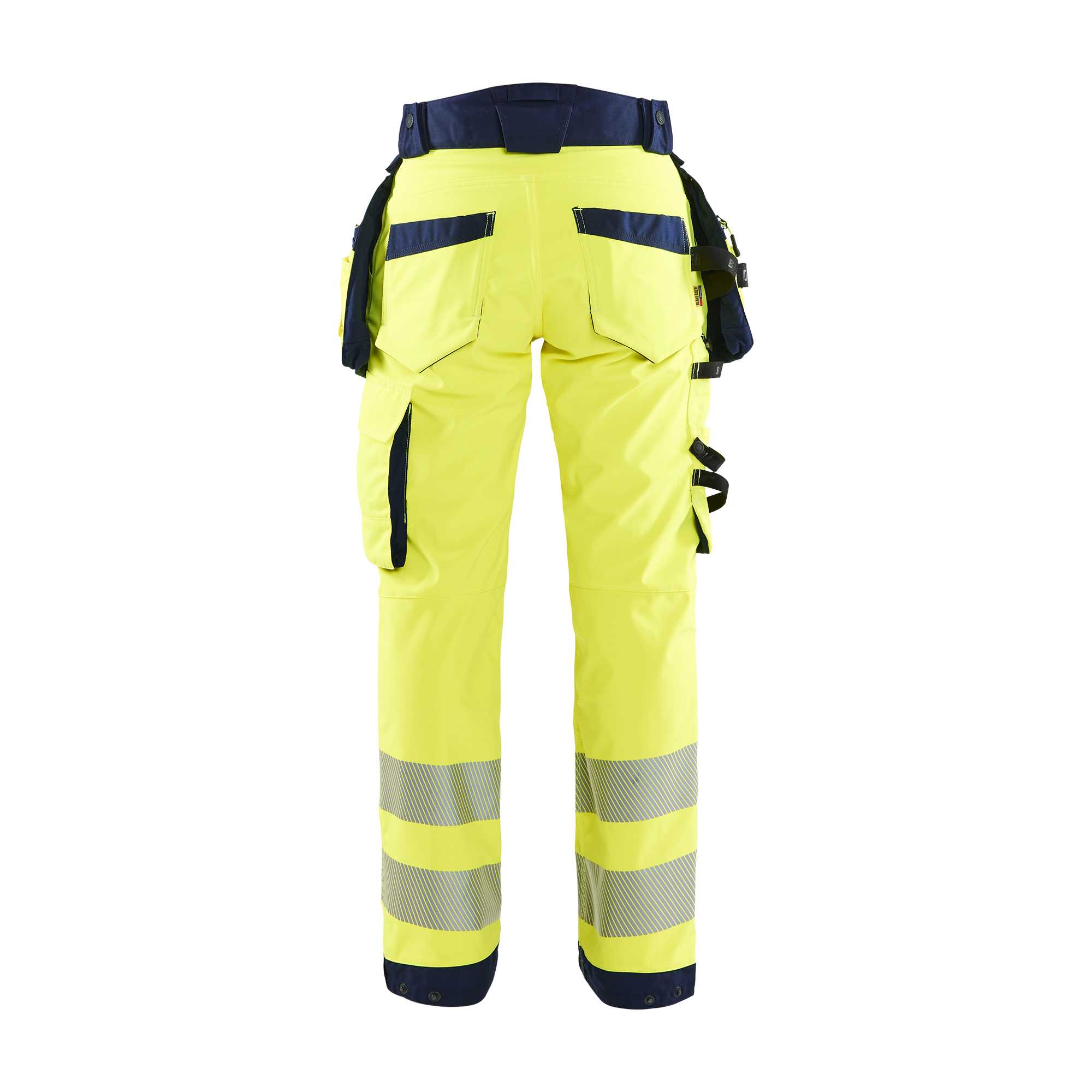 BLAKLADER 71182513 | Women's Hi Vis softshell trousers Hi Vis Reflective Work Trousers Women - Waterproof – Image 3