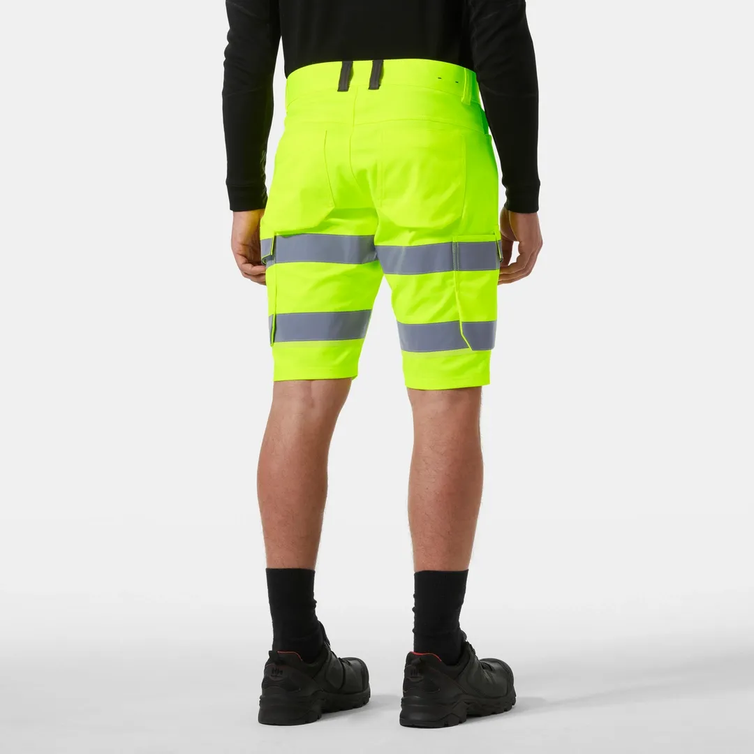 HELLY HANSEN UC-ME CARGO SHORTS 77517 Hi Vis Reflective Work Shorts MEN - Two Way Stretch Fabric – Image 7