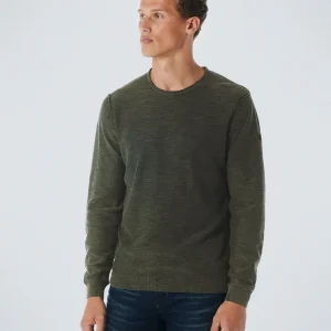 Pullover Crewneck Garment Dyed + Stone Washed | Dark Green