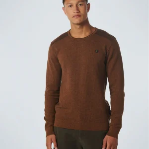 Pull Crewneck 2 Coloured Jacquard | Caramel