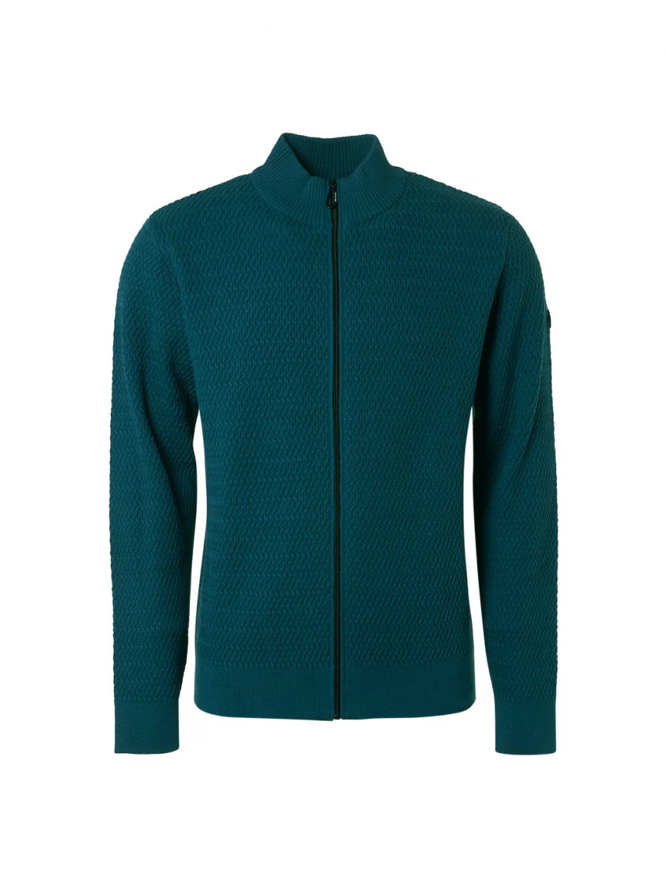 Cardigan solide Jacquard Mix | Ocean – Image 6