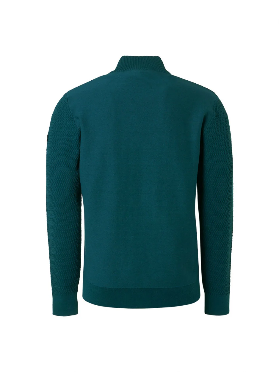 Cardigan solide Jacquard Mix | Ocean – Image 7