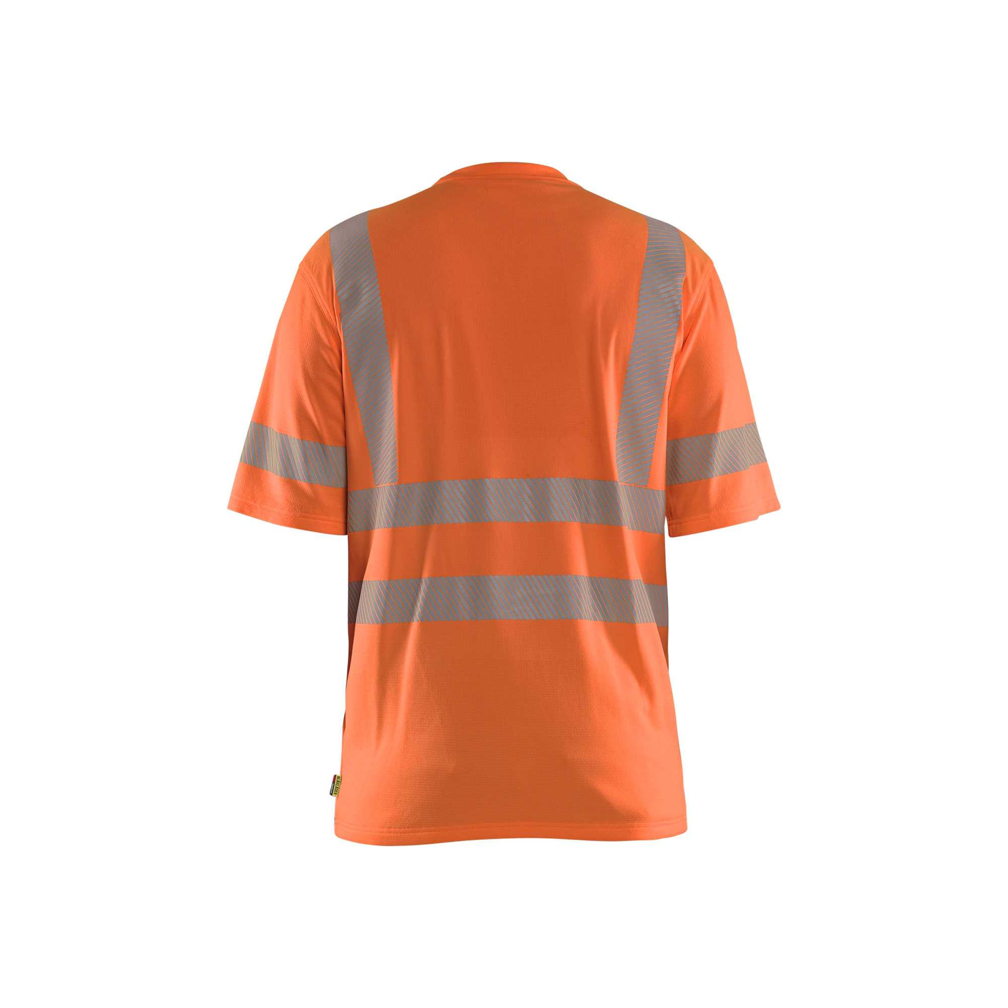 BLAKLADER 35222537 Hi vis T shirt Hi Vis Reflective Short Sleeve Work T-Shirt MEN - Moisture Wicking – Image 7