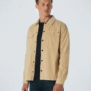 Surchemise Fermeture à boutons velours côtelé | Stone