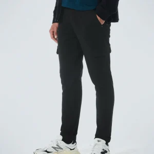 Pantalon Cargo Stretch Jersey | Black