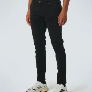 Pantalon Chino Garment Dyed Stretch | Black