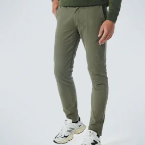 Pantalon Chino Garment Dyed Stretch | Dark Seagreen
