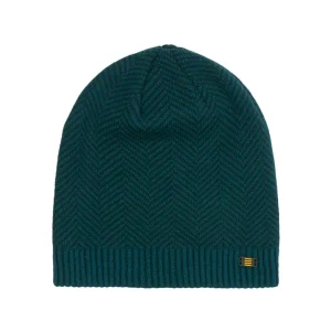 Beenie Zig Zag Jacquard Knit | Ocean