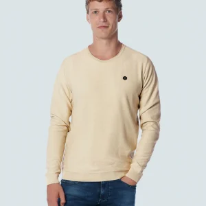 Pull Crewneck Jacquard avec couleur contrastée à l'intérieur | Light Seagreen