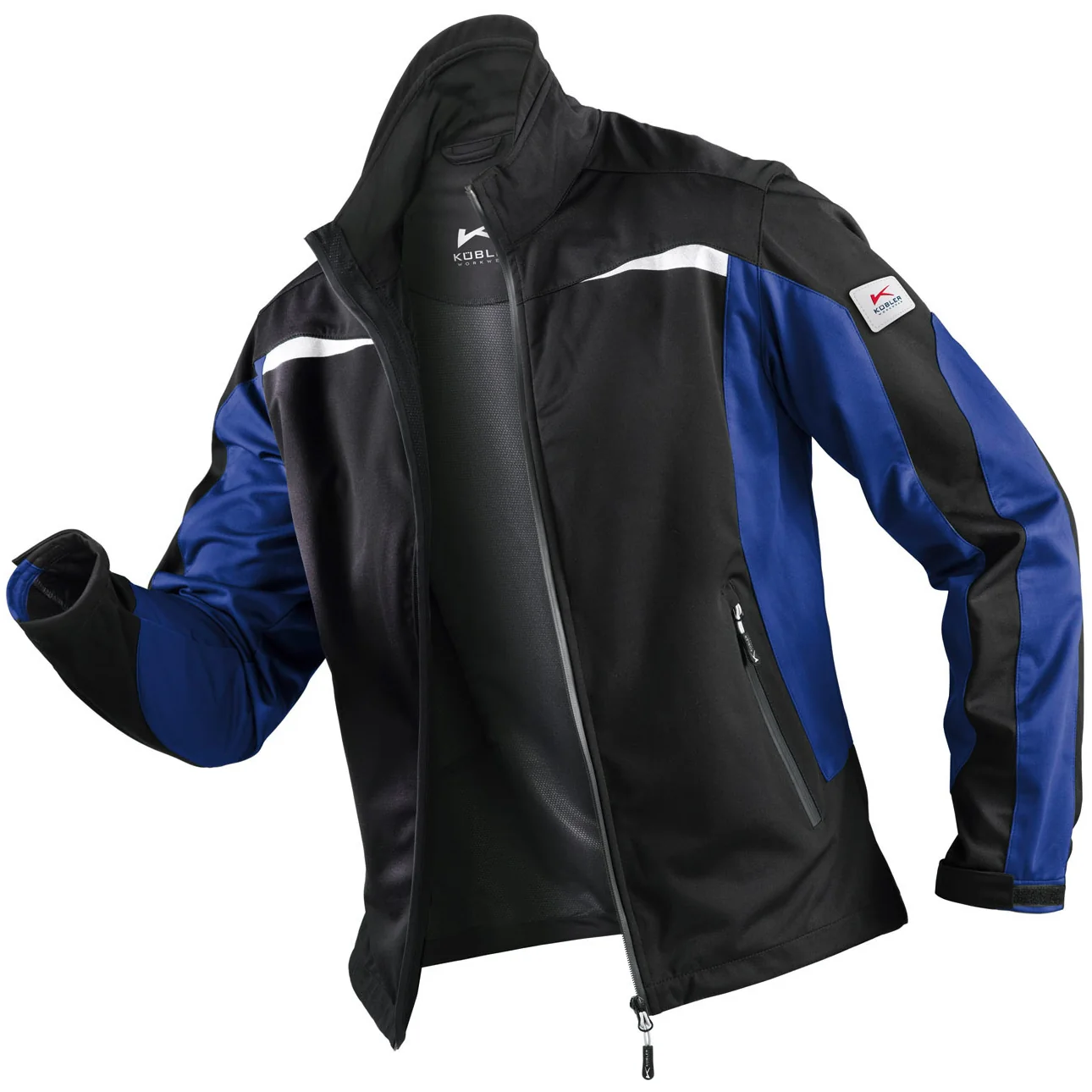 KÜBLER WEATHER Jacket 11415227 Hi Vis Reflective Softshell Work Jacket MEN - Windproof – Image 3