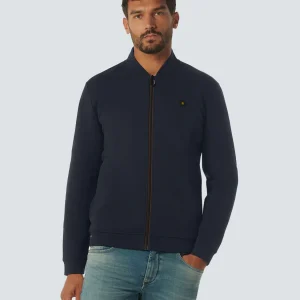 Chandail à fermeture éclair en piqué Bomber | Night