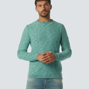 Pull Crewneck 2 Coloured Melange | Pacific