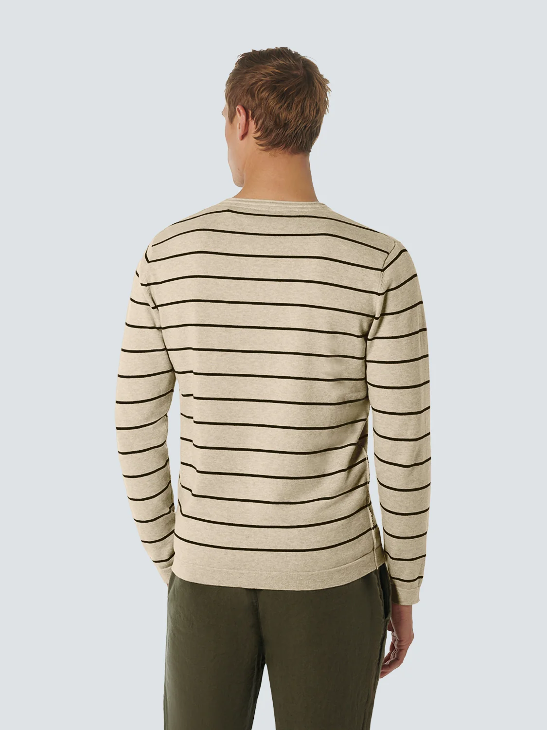 Pullover Crewneck Stripe | Cream – Image 3