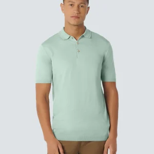 Polo à manches courtes Bouton Solid | Mint